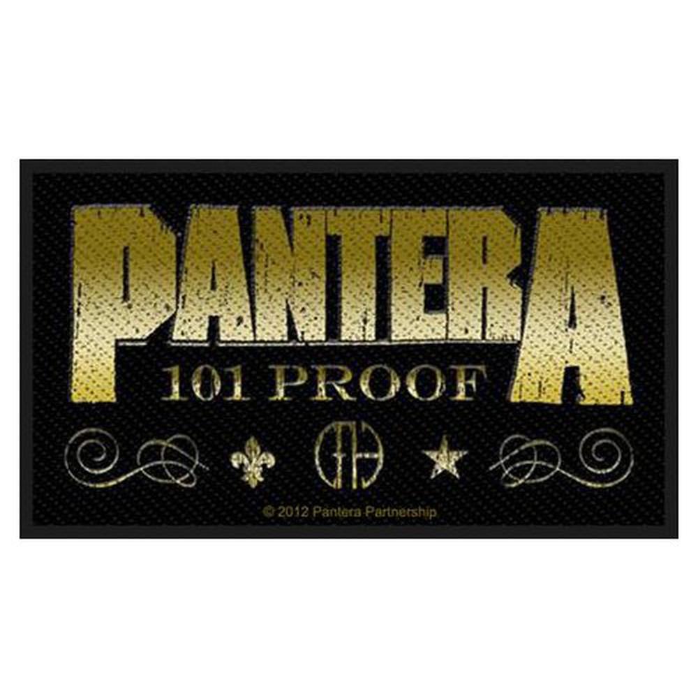 Pantera - Whiskey Label Patch - Zwart